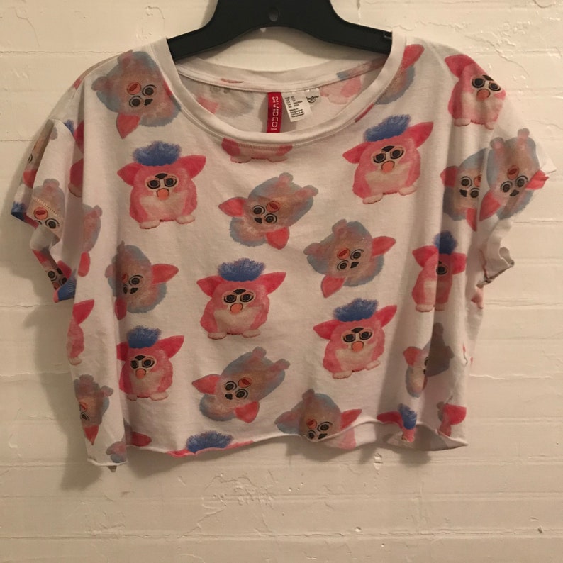 Furby Crop Top Divided Women\u2019s Extra Small