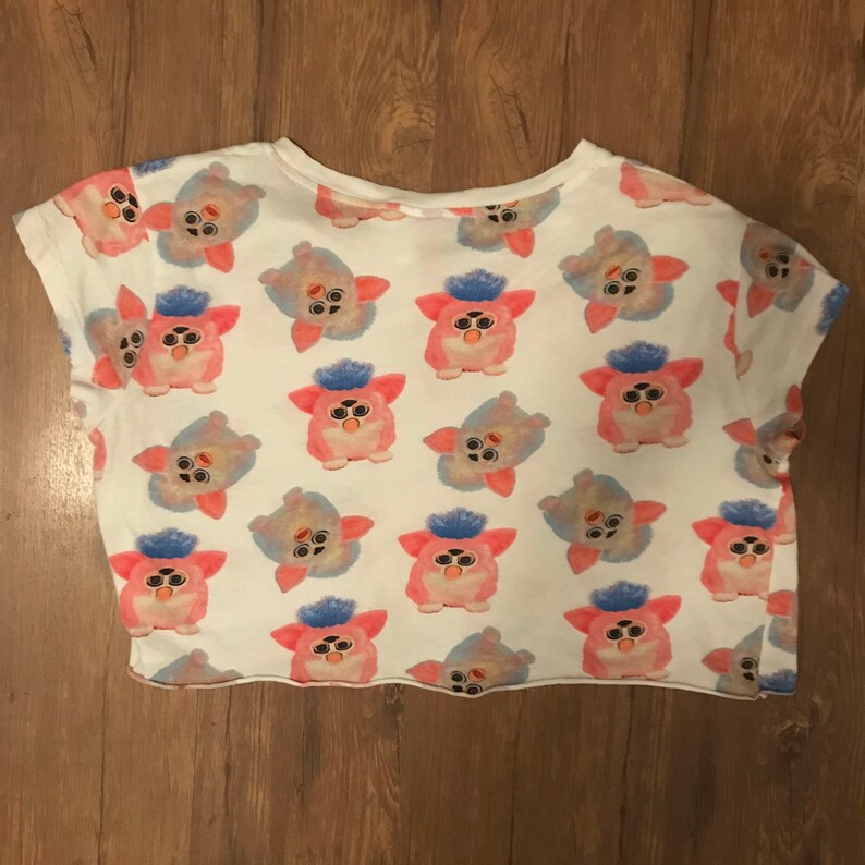 Furby Crop Top Divided Women\u2019s Extra Small