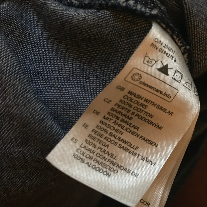 Men/'s Small Jean shirt Divided
