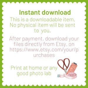 XXL Tote Bag PDF Sewing Pattern - Market, Supermarket, Oversize