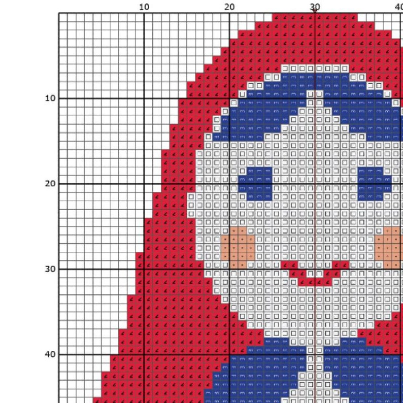 Babushka Cross Stitch Grids PDF Pattern Etsy