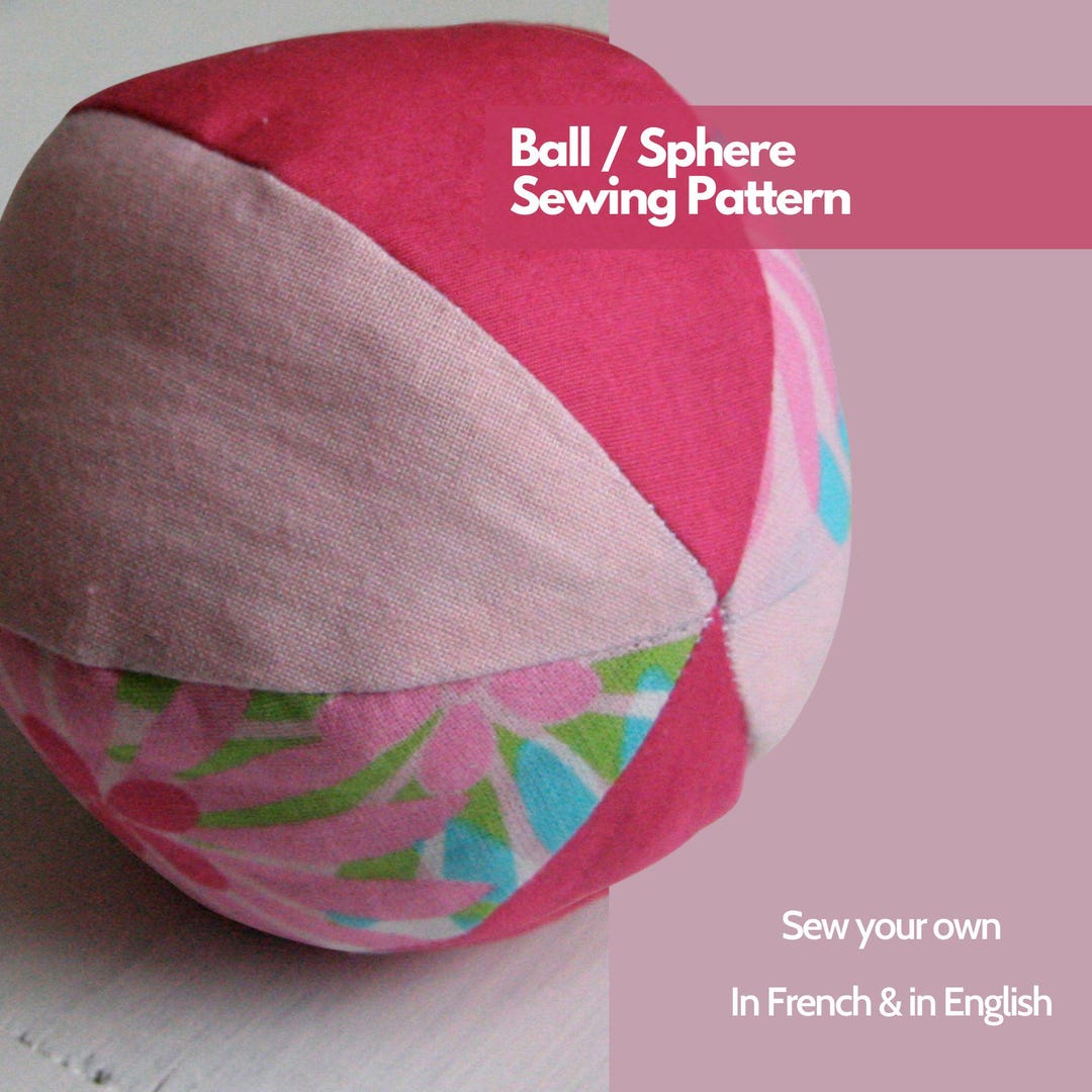 Sphere Sew Pattern Small Fabric Ball/sphere Sewing Pattern - 4 Sizes - Instant PDF - Etsy