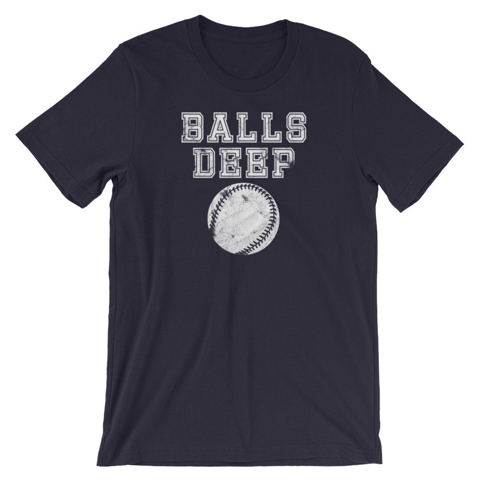 Funny Baseball Team Shirt for Men Balls Deep Etsy