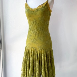 Vintage 90's Betsey Johnson Chartreuse Green Lace Fairycore Slip Dress P XS S - Etsy Vintage 90's Betsey Johnson Chartreuse Green Lace Fairycore Slip Dress P XS S - Etsy