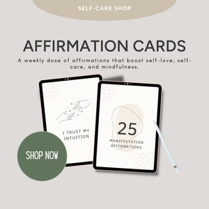 Affirmation cards printable | Affirmation cards with quotes | Manifestation Affirmations | Digital manifestations cards