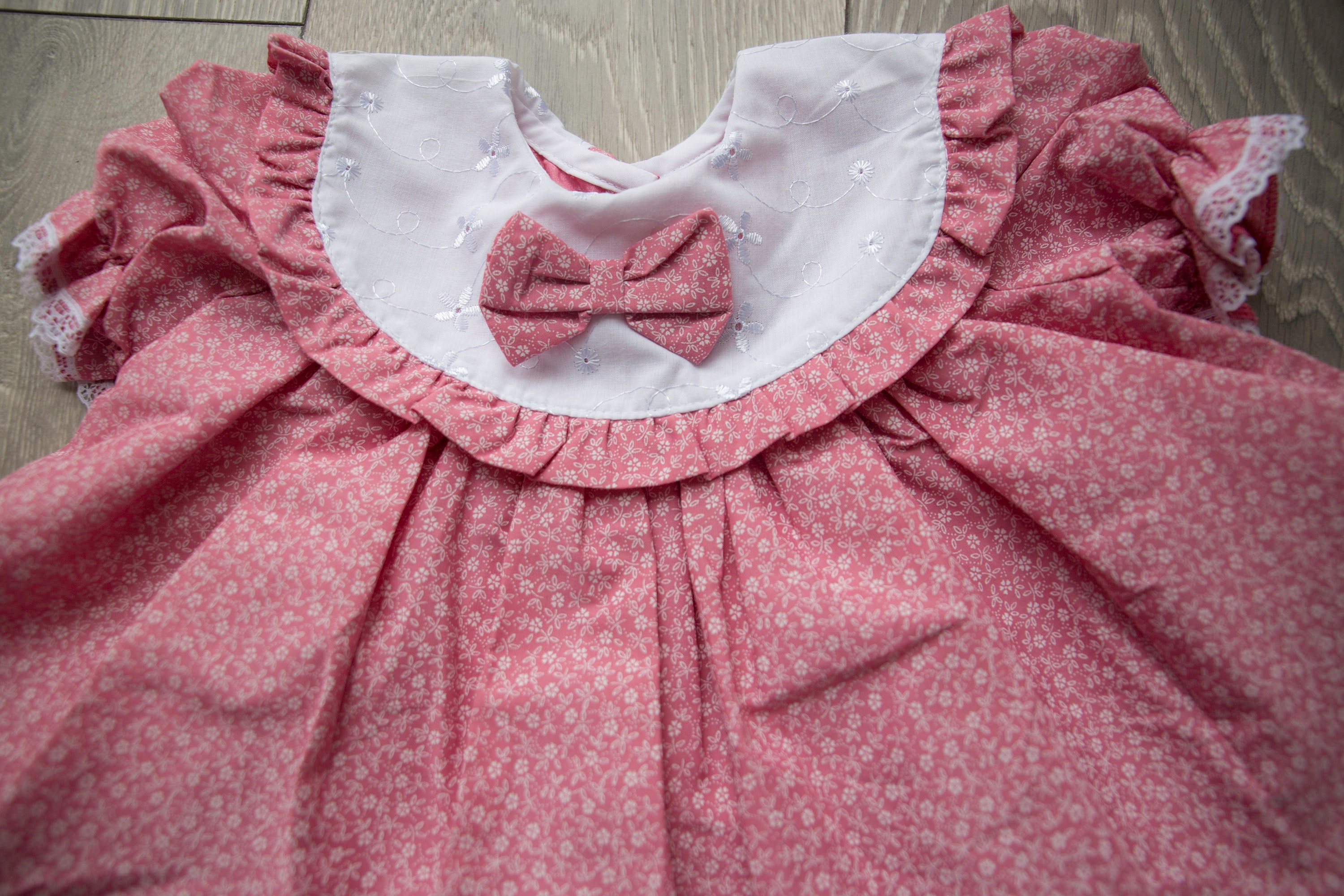 Pink Baby Girl's Dress Age 2yrs Cotton Toddler Romany Etsy New Zealand