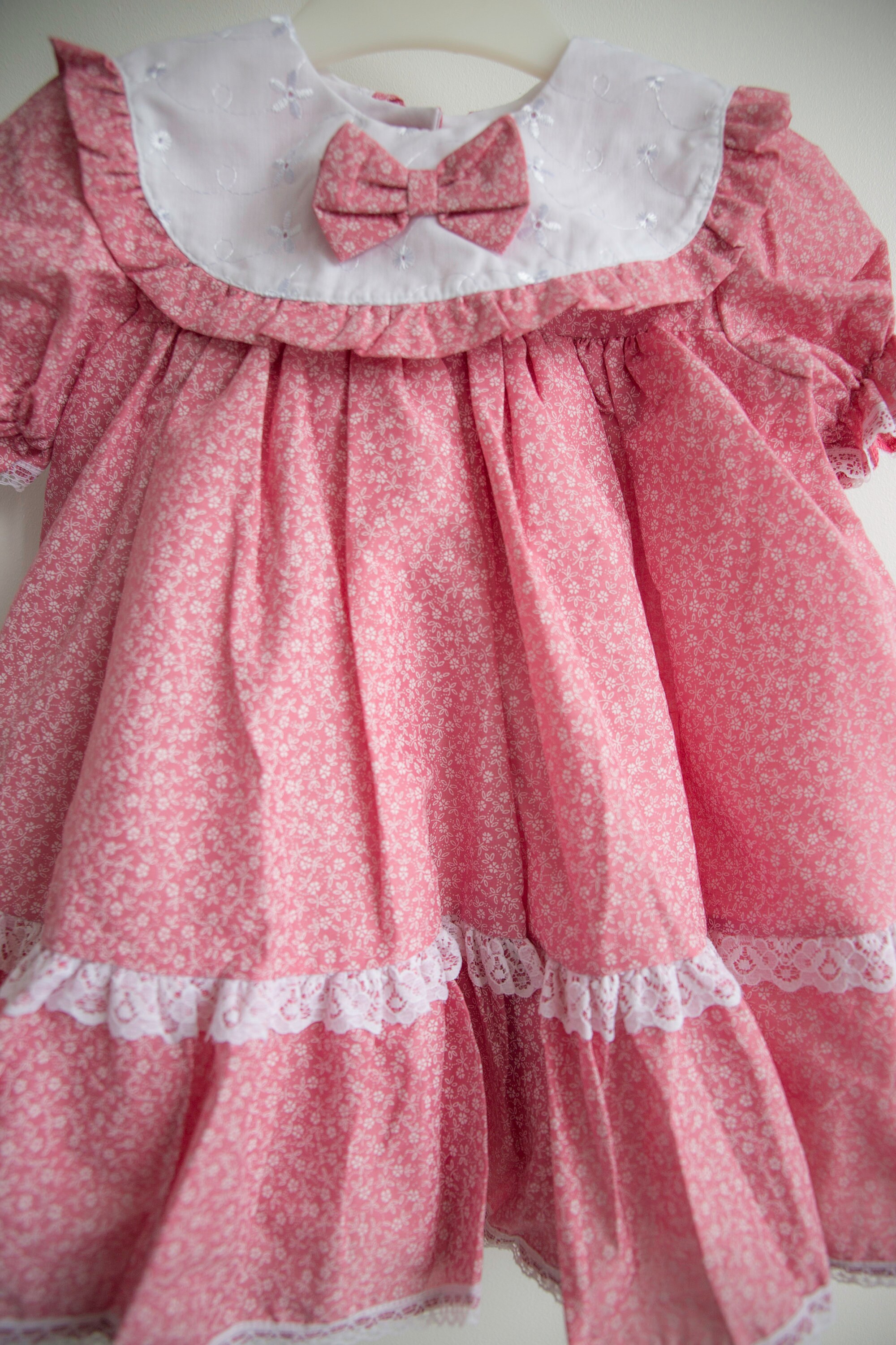 Pink Baby Girl's Dress Age 2yrs Cotton Toddler Romany Etsy New Zealand