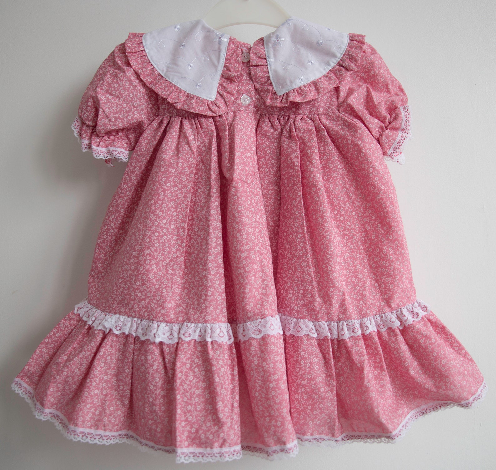 Pink Baby Girl's Dress Age 2yrs Cotton Toddler Romany - Etsy New Zealand