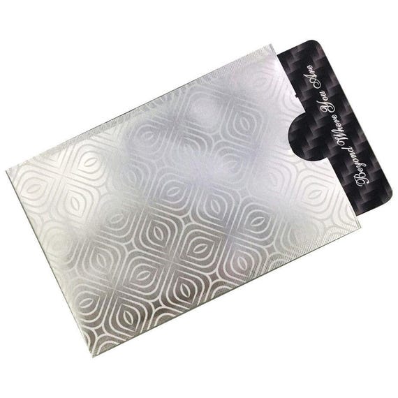 New (pack of 5) RFID Mix Blocking Sleeve Credit Card Protector Bank Card  Holder for Wallets (colours - Black - Red - Blue - Green - Silver) - Etsy