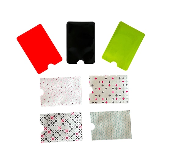 New (pack of 12) RFID Mix Blocking Sleeve Credit Card Protector Bank Card  Holder for Wallets Mixed Colours (12x Card Holder) - Etsy UK