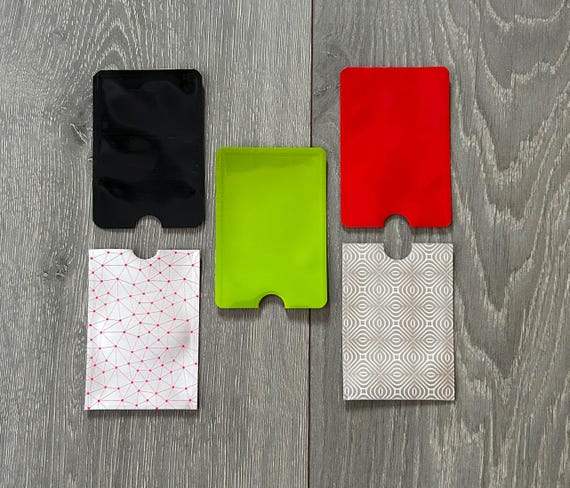 bank card protector sleeves RFID Blocking Sleeve Protector Holder for ID Credit Card Anti Theft Sc –  Amradield