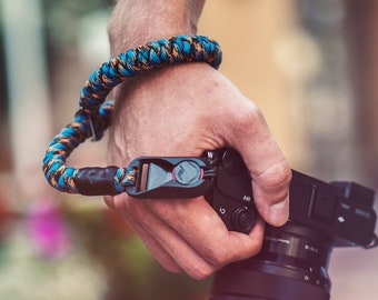 Kamera Handschlaufe | Lichter der Stadt | Paracord | Gemacht mit Peak Design Anchor Links