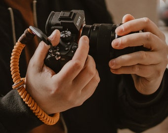 Camera wrist strap | Sunset | Paracord | made with Peak Design Anchor Links