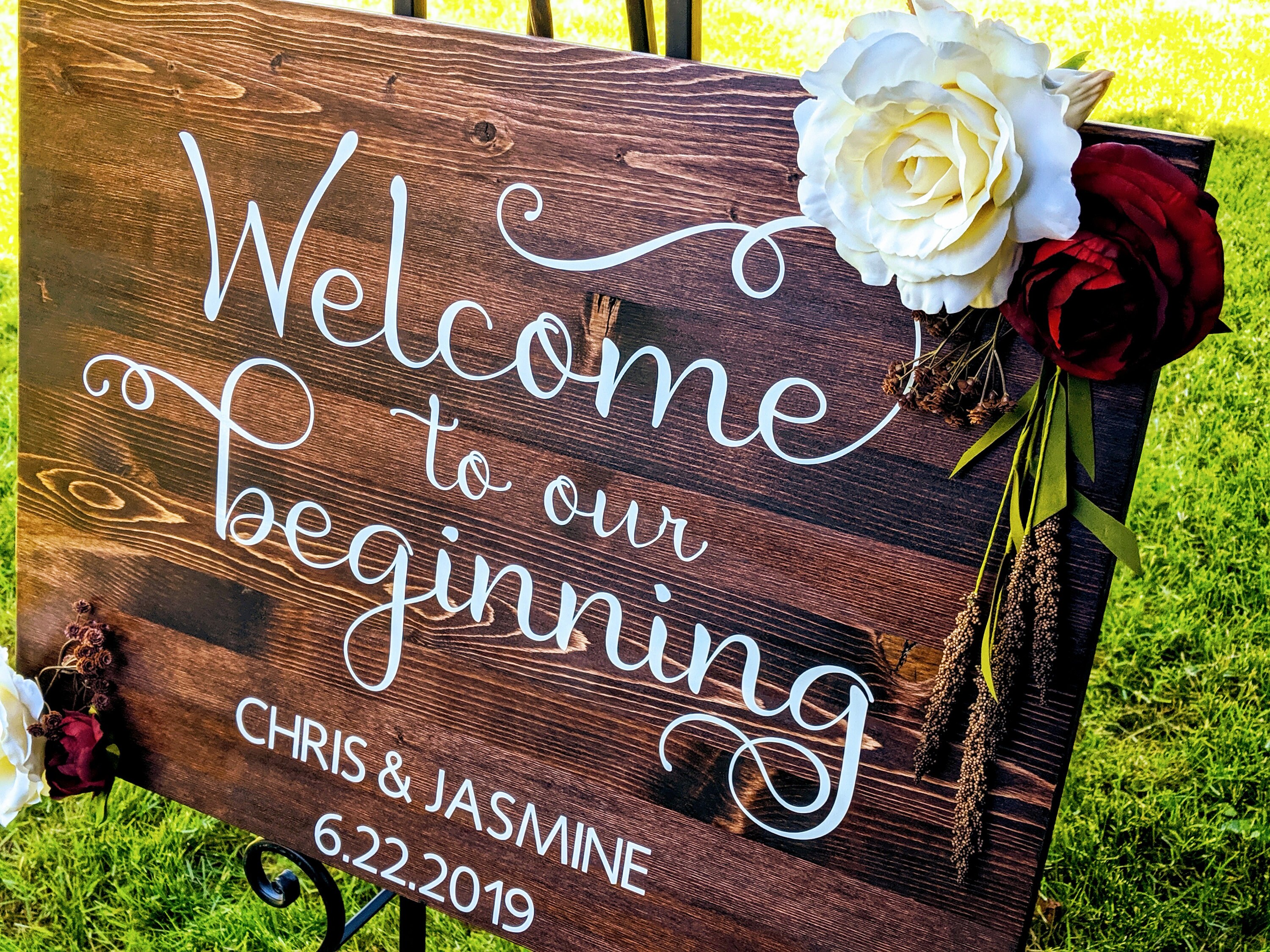 Welcome To Our Beginning Sign Hobby Lobby - 7c6k2pd