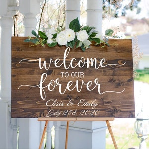 wedding-welcome-sign-welcome-to-our-forever-wedding-entrance-sign