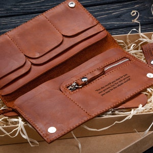 Leather woman wallet, Personalized wallet, Wallet for woman, Handmade wallet, Gift for woman, Leather cardcase, Leather purse image 5
