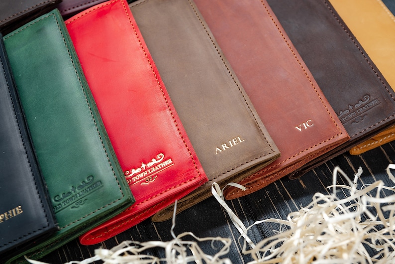 Leather woman wallet, Personalized wallet, Wallet for woman, Handmade wallet, Gift for woman, Leather cardcase, Leather purse image 6