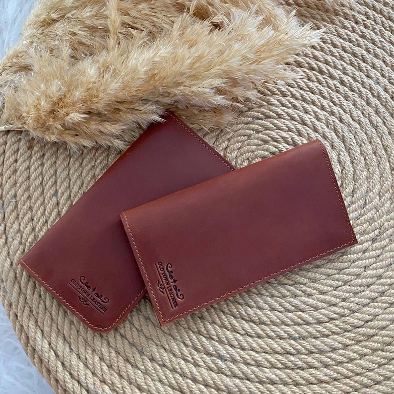 Leather woman wallet, Roomy women's wallet, Personalized wallet, Personalized gift, Wallet for women, Handmade wallet, Gift ideas for women image 3