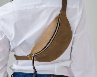Banana bag, Unisex bag, Personalized bag, Belt bag, Leather banana, Leather belt bag, Crossbody Bag, Fanny pack, Leather bag, Gift