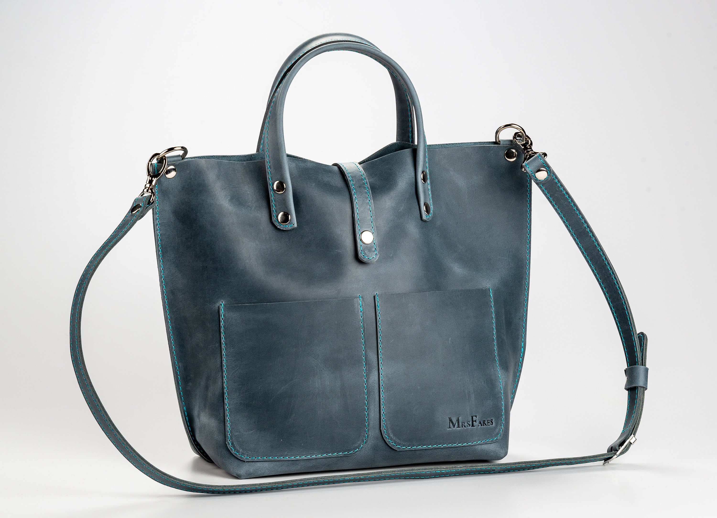 Leather Bag TOTE Bag Leather Tote Bag Handmade Bag for Women