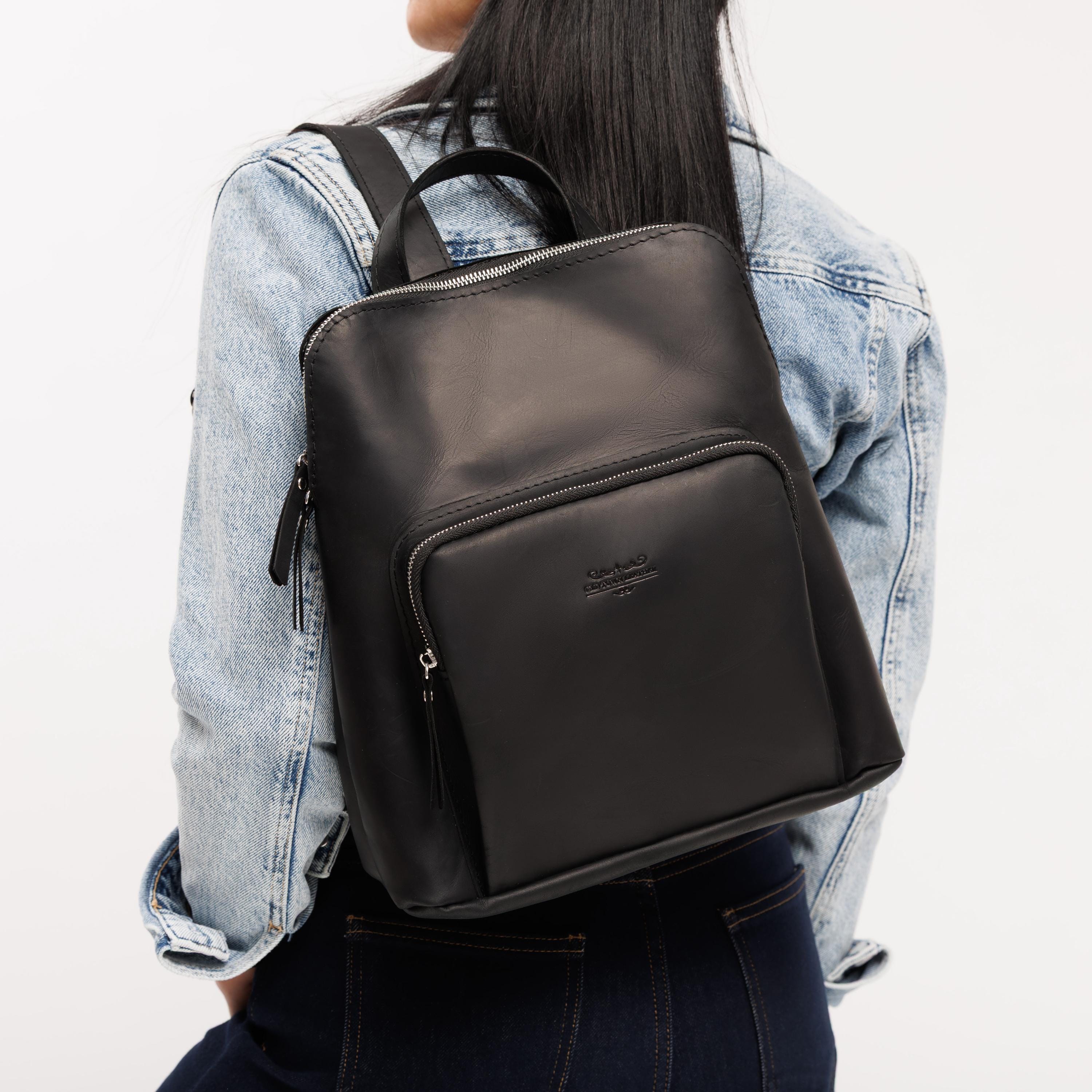 black leather laptop backpack women& 39 Hiro" 16 Inch for Men & Women - for Work & Tr laptop sleeve Women's Laptop Backpack Cute Computer