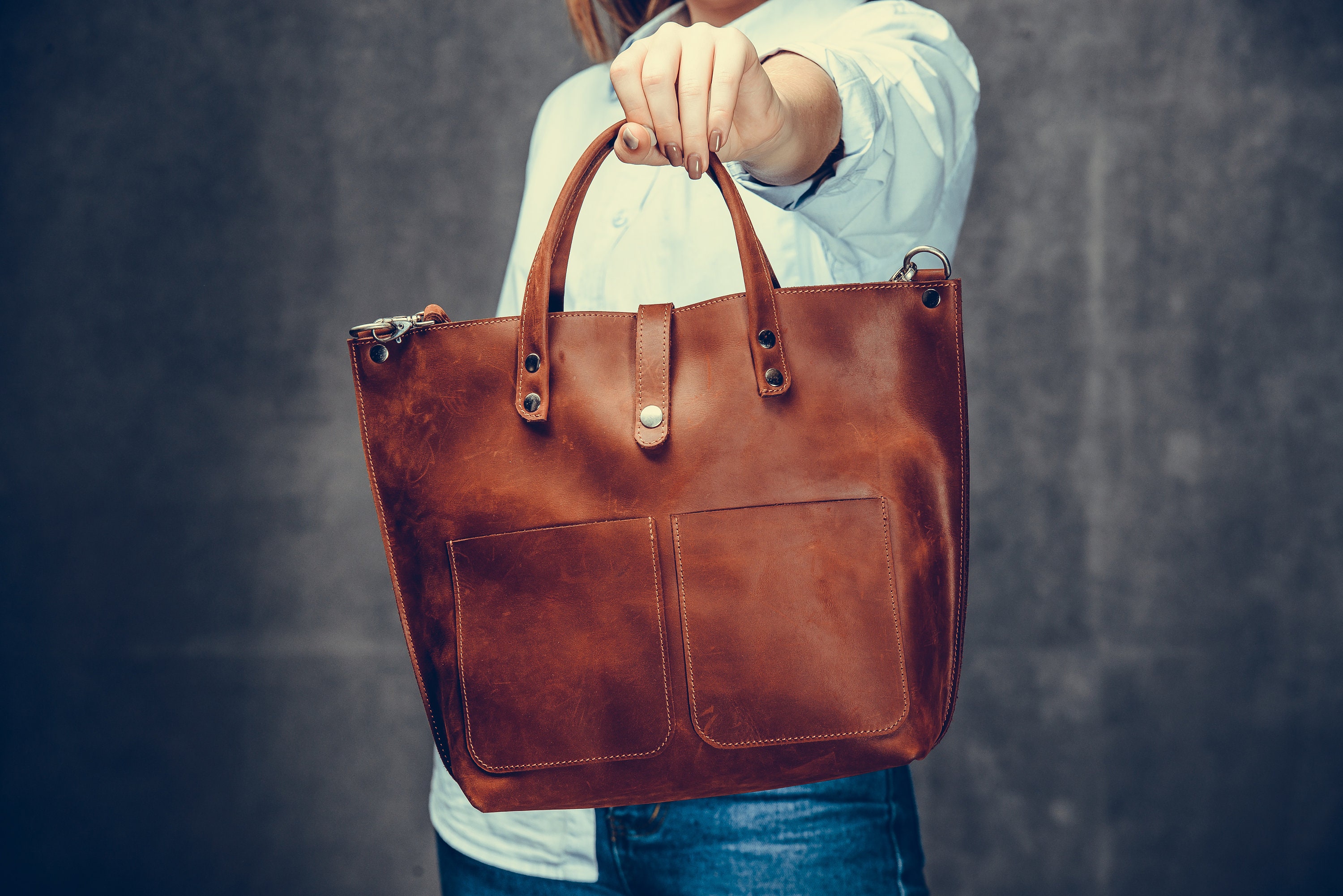 cognac color bags