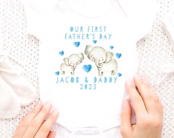 Father’s Day 2024 / our first Father’s Day / best daddy gifts / gifts to daddy from baby / personalised fathers day gift / daddy elephant