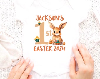 Baby bunny / Easter baby outfit / my 1st easter / babys personalised my first Easter vest / baby easter bunny outfit / cute baby easter gift