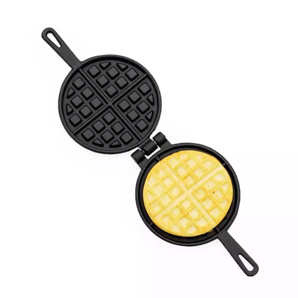 cast iron waffle maker for camping