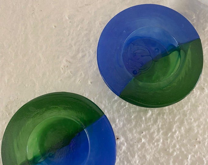 Danish Tea Light Holders From Bulow Glashytta on Bornholm Etsy