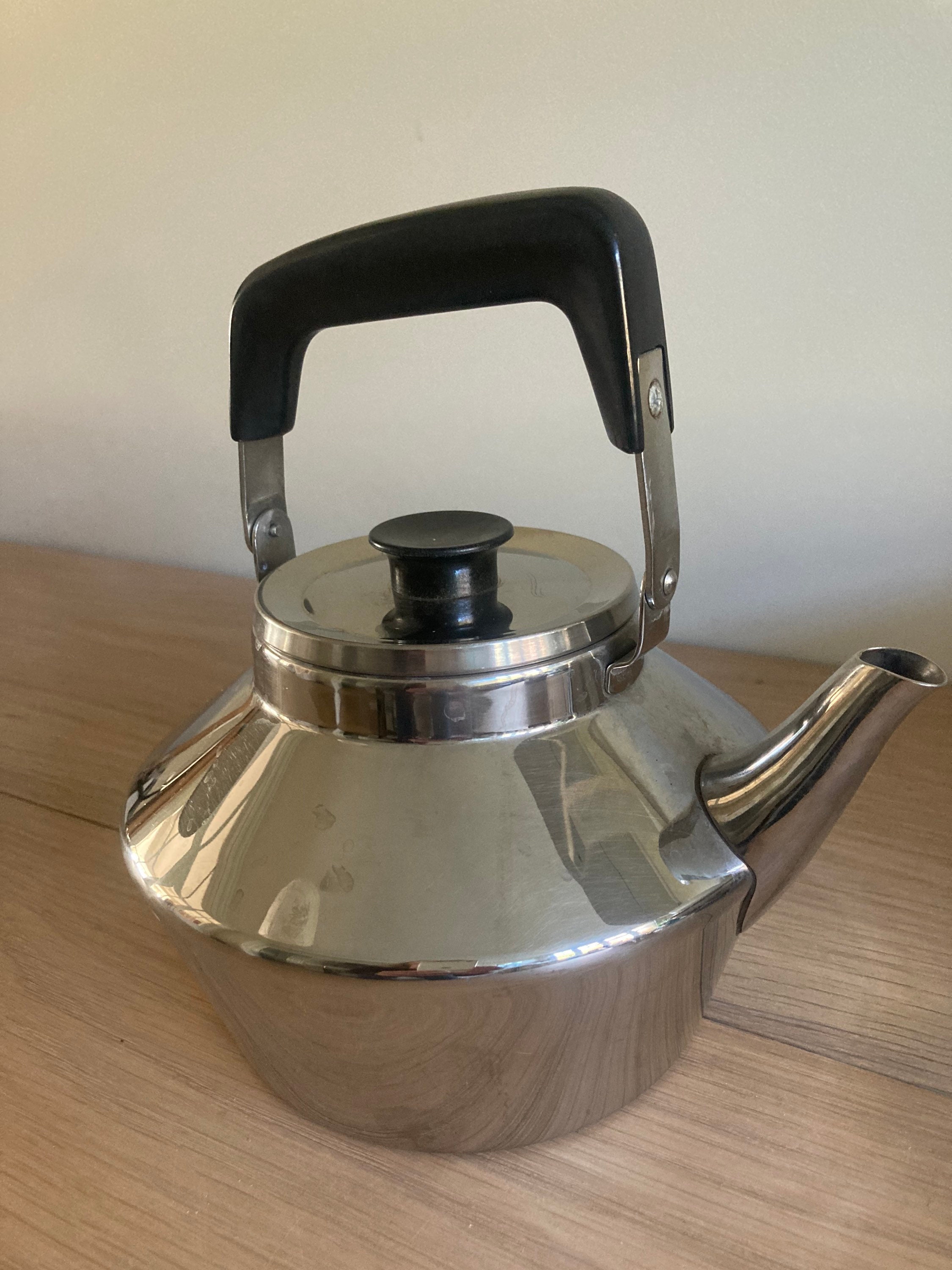 Swedish vintage Sigvard Bernadotte Kettle / Coffee pot in stainless steel