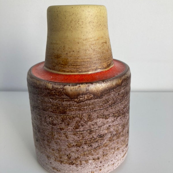 Mid century modern Tilgmans pottery vase, Sweden