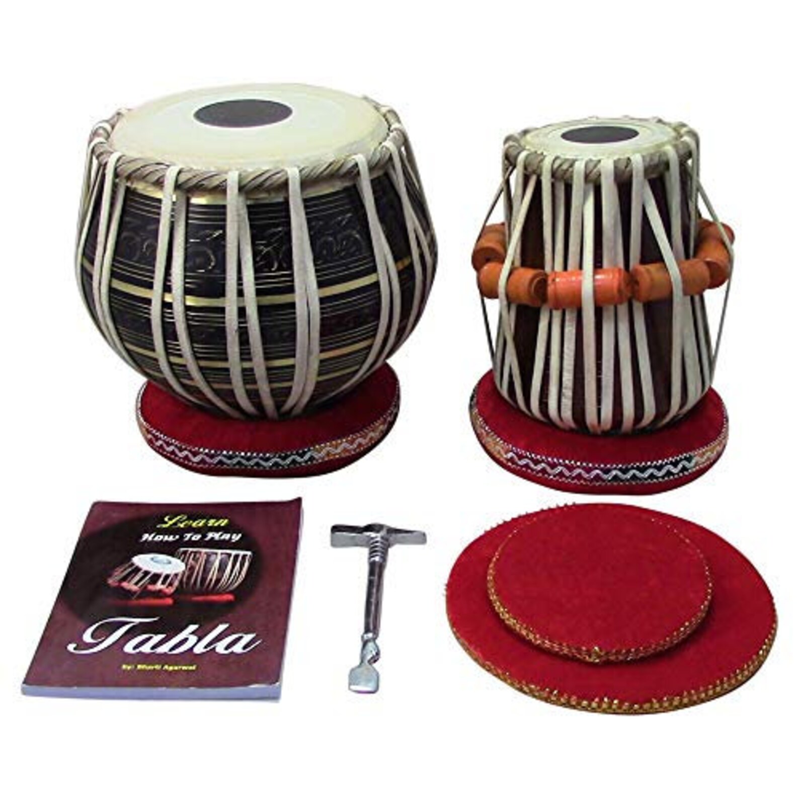 Tabla Drum Set Black Brass Bayan Tabla Drum Set Finest 5.5 Etsy