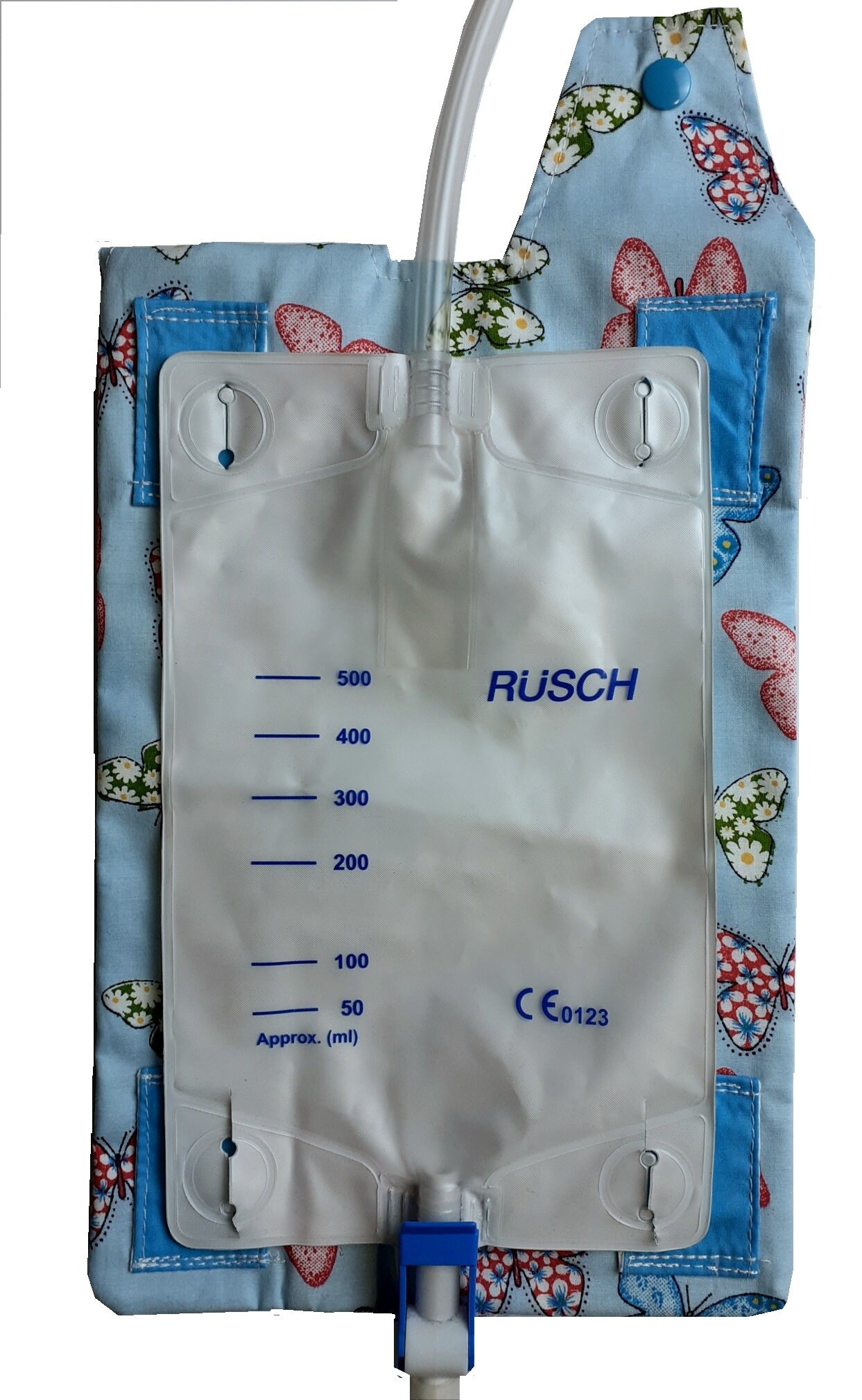 Catheter leg bag cover variations. Cotton. Blue with Etsy