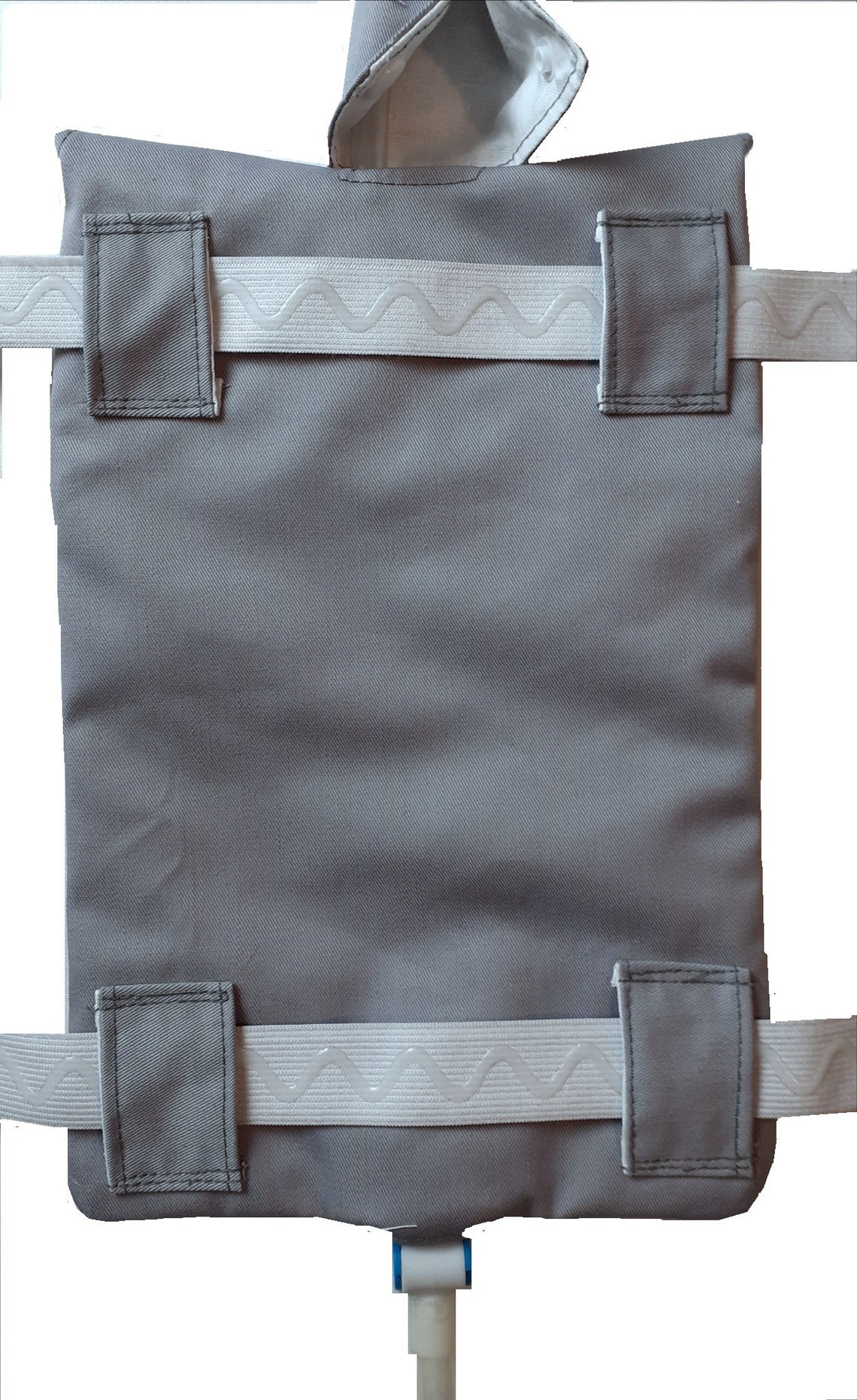 Catheter leg bag cover with embroidery pocket and tube cover. Etsy