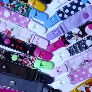 Three types of Tubie clips, IVs, oxygen, feeding or catheter tubes organiser .