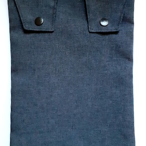 Couleur grise avec une nuance de bleu. Couvre-sac de jambe pour cathéter + variantes