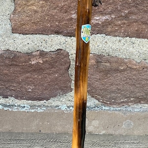 ice axe hiking rod vintage French mountaineering 60s ice ax Vosges Colmar club vosgien