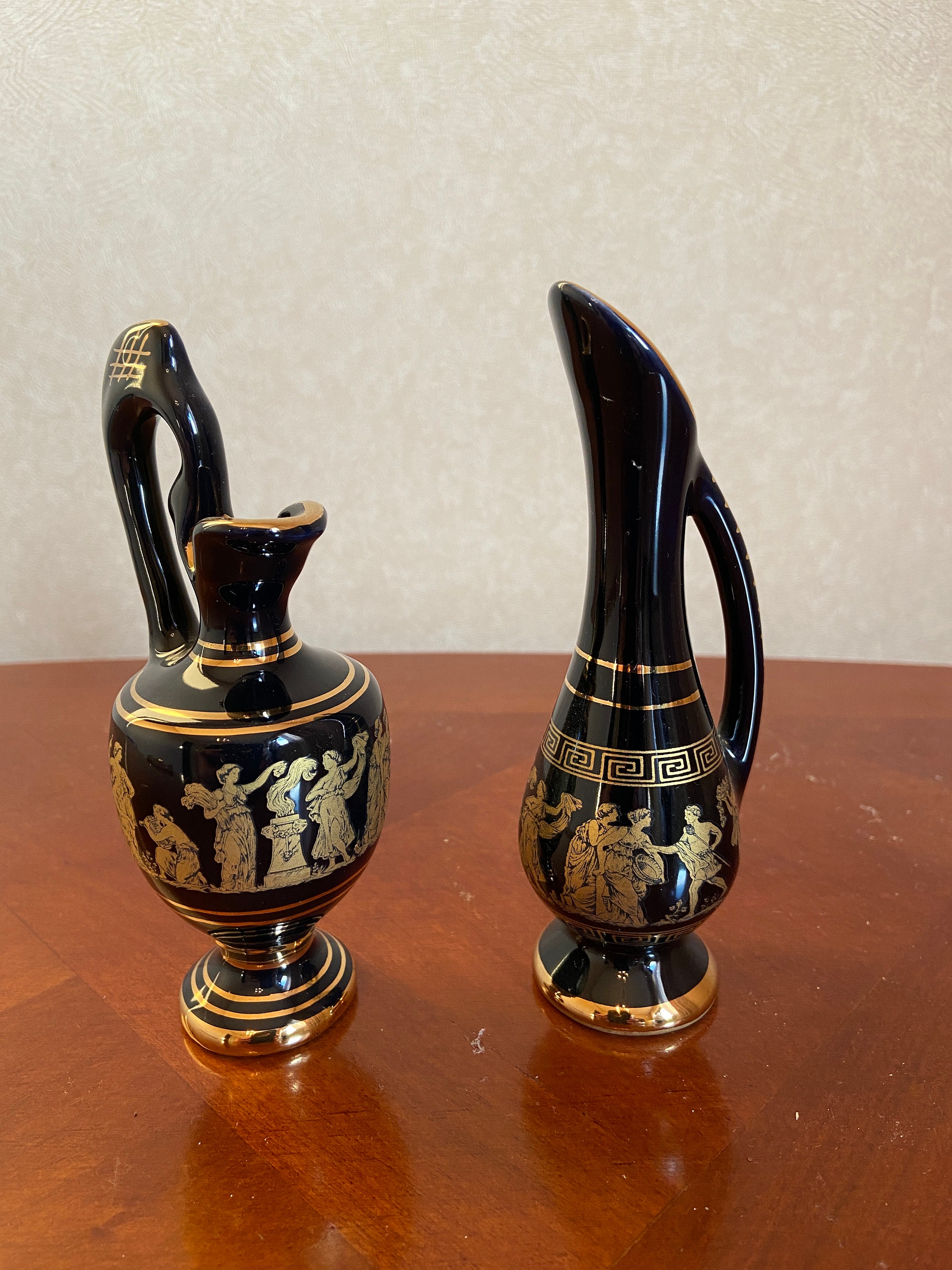 hand made in Greece 花瓶 壺 ギリシャ製 24k Gold - メルカリ