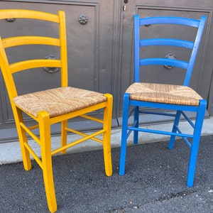 Fausse paire de chaises rustique bistrot  bistro tuna chairs bentwood