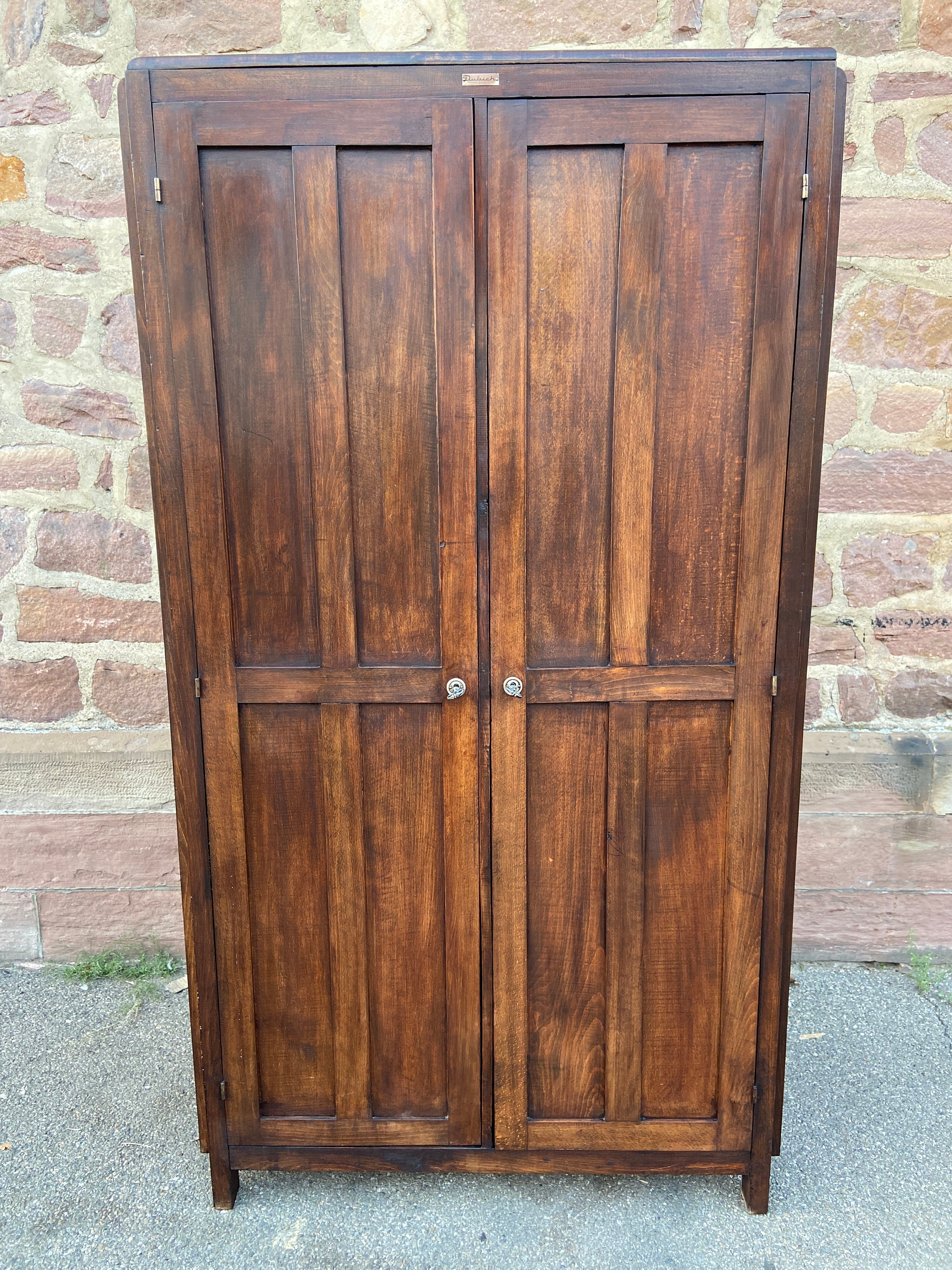 Armoire Parisienne Rétro Mid Century Industrielle Atelier Vintage French Wardrobe 60S