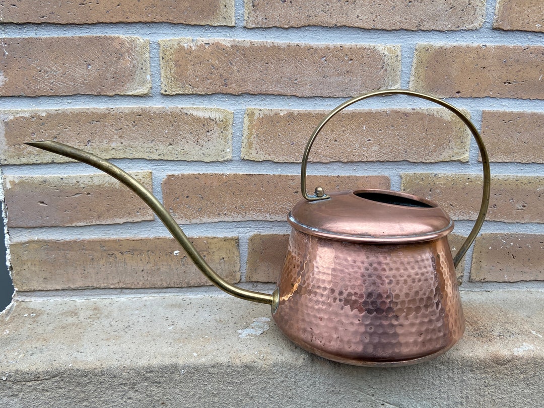 Vintage French Copper Watering Can Copper Watering Can Etsy
