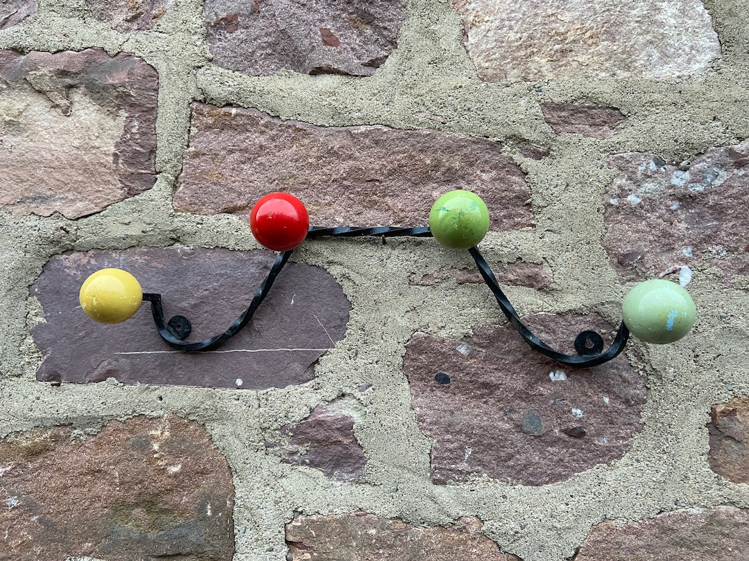 Coat Racks Vintage Coats Rack Hooks Style Roger Feraud Etsy