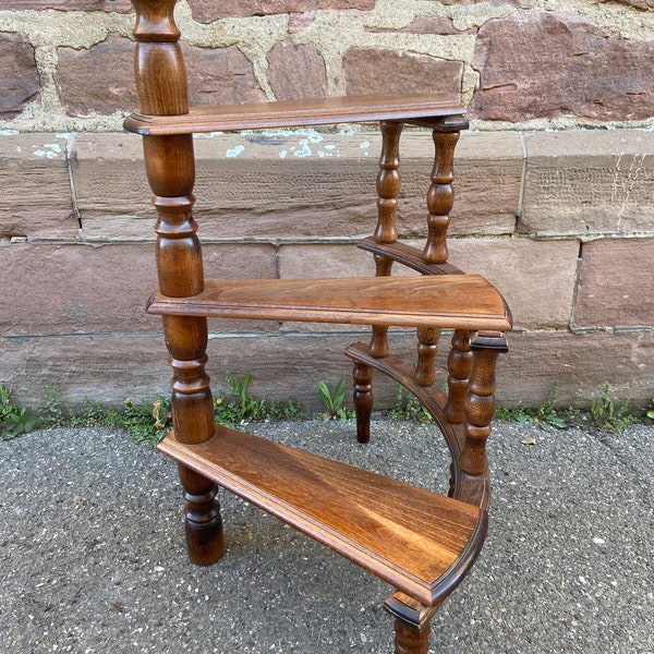 escabeau de bibliothèque échelle tabouret vintage déco Porte plante