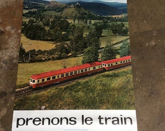 1976 年フランス旅行ポスター「SNCF Demi-Tarif」（サヴィニャック