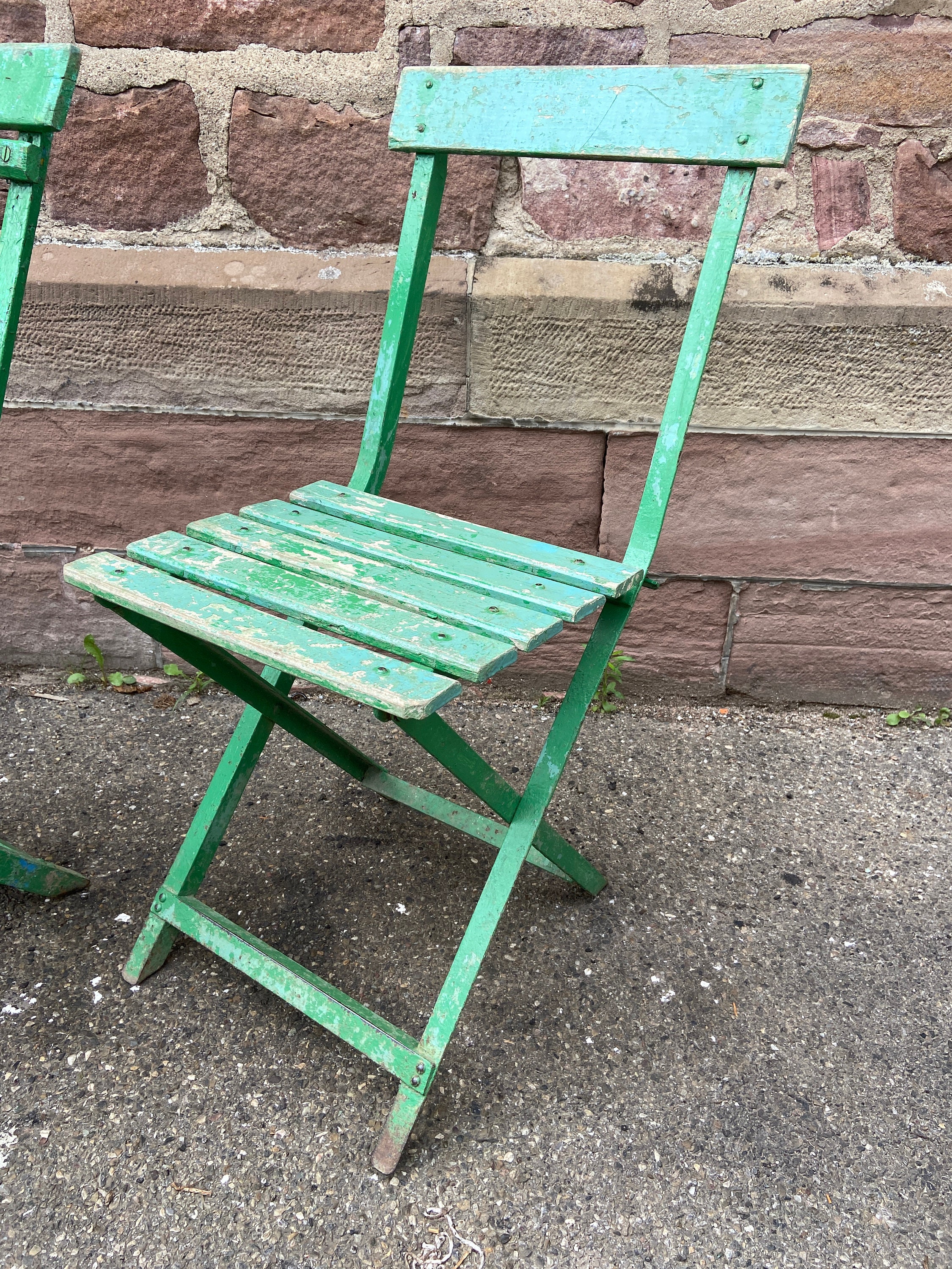 A L'unité, Chaises Bistrot Brasserie Bière Café Terrasse Pliante Métal Brasserie French Folding Gard