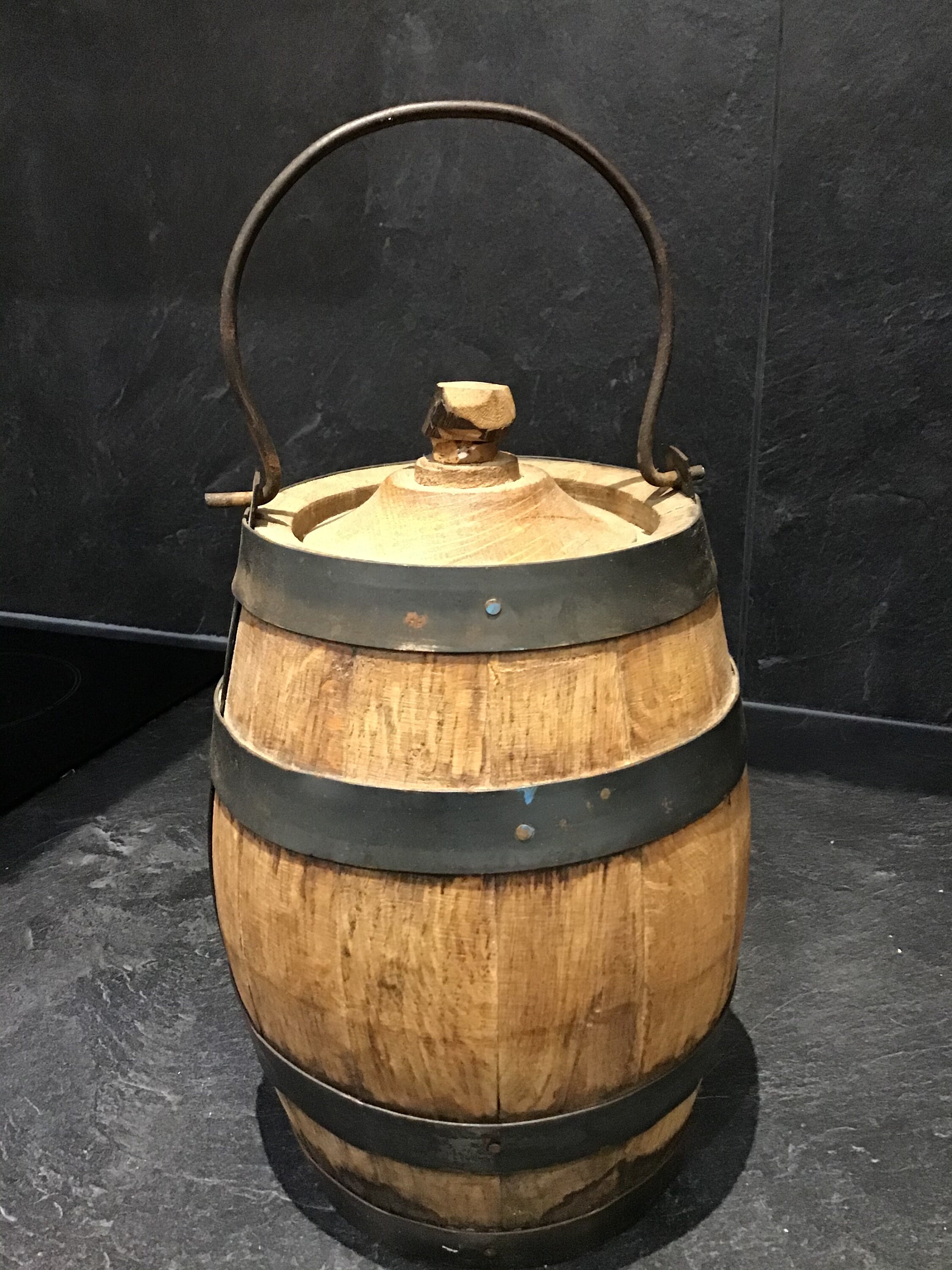 Petit Tonnelet à Vin de Vendangeur Loyala Vintage Alsace Barrel