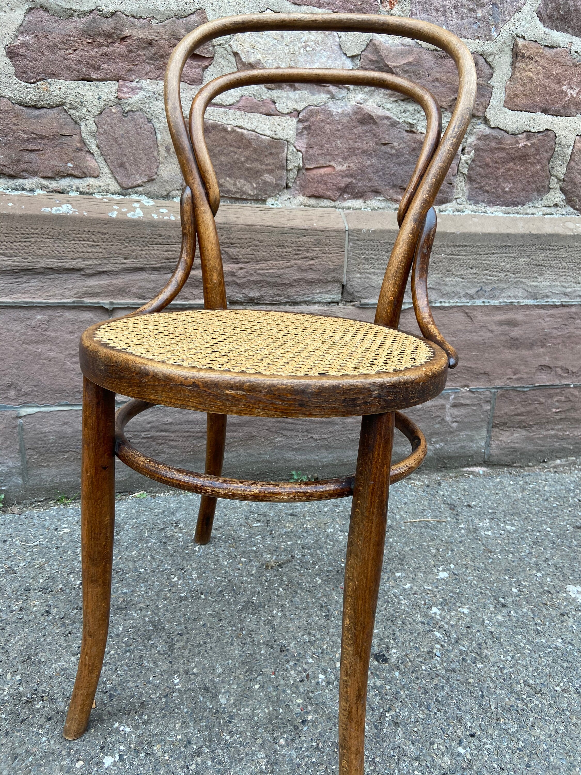 curved wooden bistro chair Nr 14 Bugholzstuhl bistro Etsy