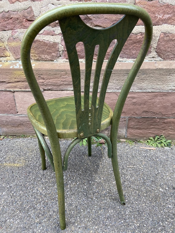 2 Viennese-style Bentwood Bistro Chairs, Thonet Kohn 193 Vintage