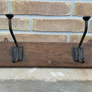 porte manteau mural vintage patères administratif atelier loft industriel french coat rack wall bohême